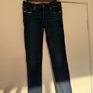 American Eagle Outfitters Women's Super Stretch Skinny Jeans Size 2 Jeggings Y2K